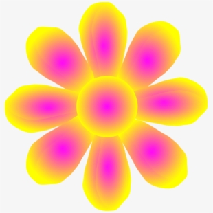Flower Yellow Clip Art.
