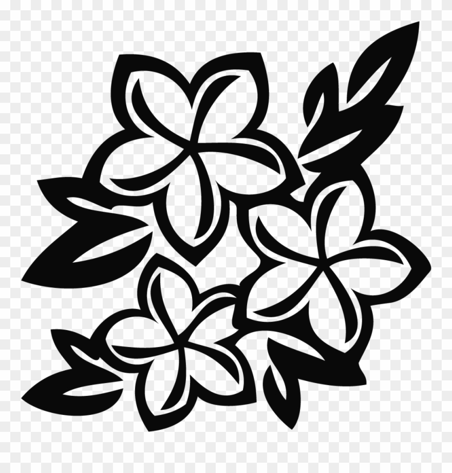 Black And White Flowers Drawing At Getdrawings.