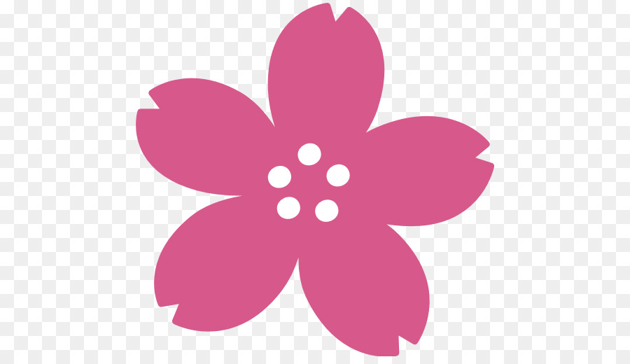 Iphone Flower Emoji png download.