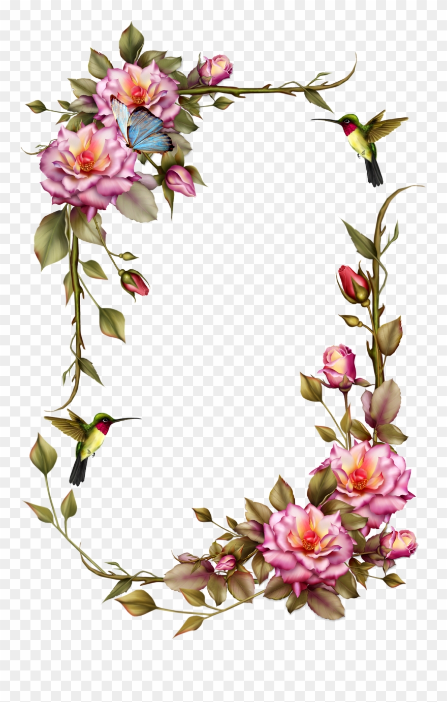 Flower Frame Clipart (#848539).