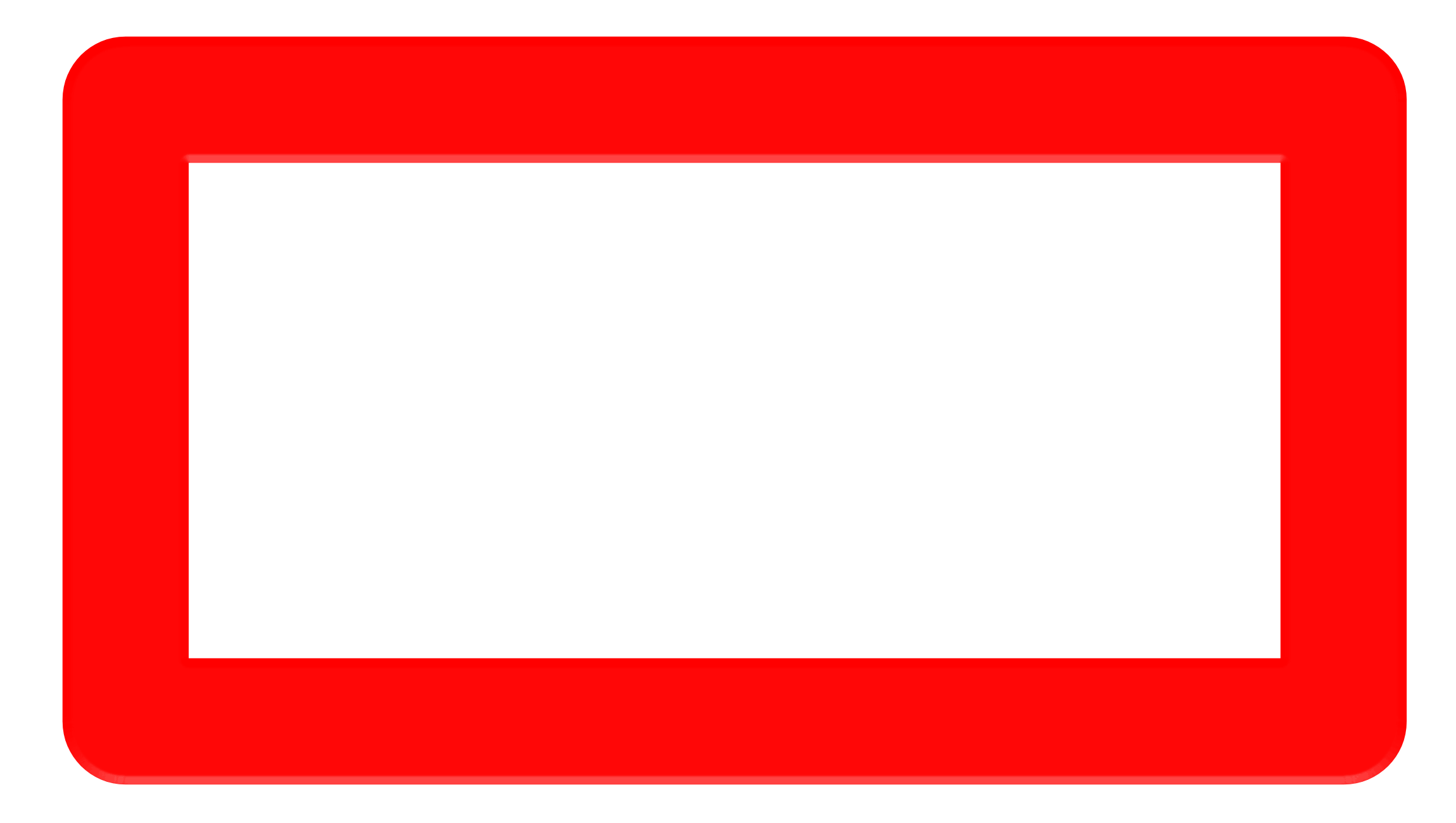 red rectangle clip art