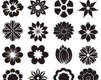 flower silhouette clip art 10 free Cliparts | Download images on ...