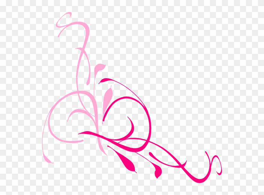 Floral Swirl Bubblegum Magenta.