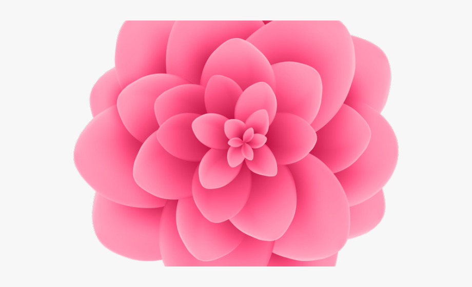 Pink Flower Clipart Flower Design.