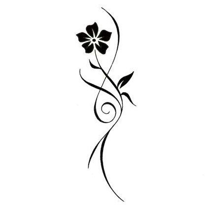 Tribal Flower Tattoo Designs Group with 74+ items.