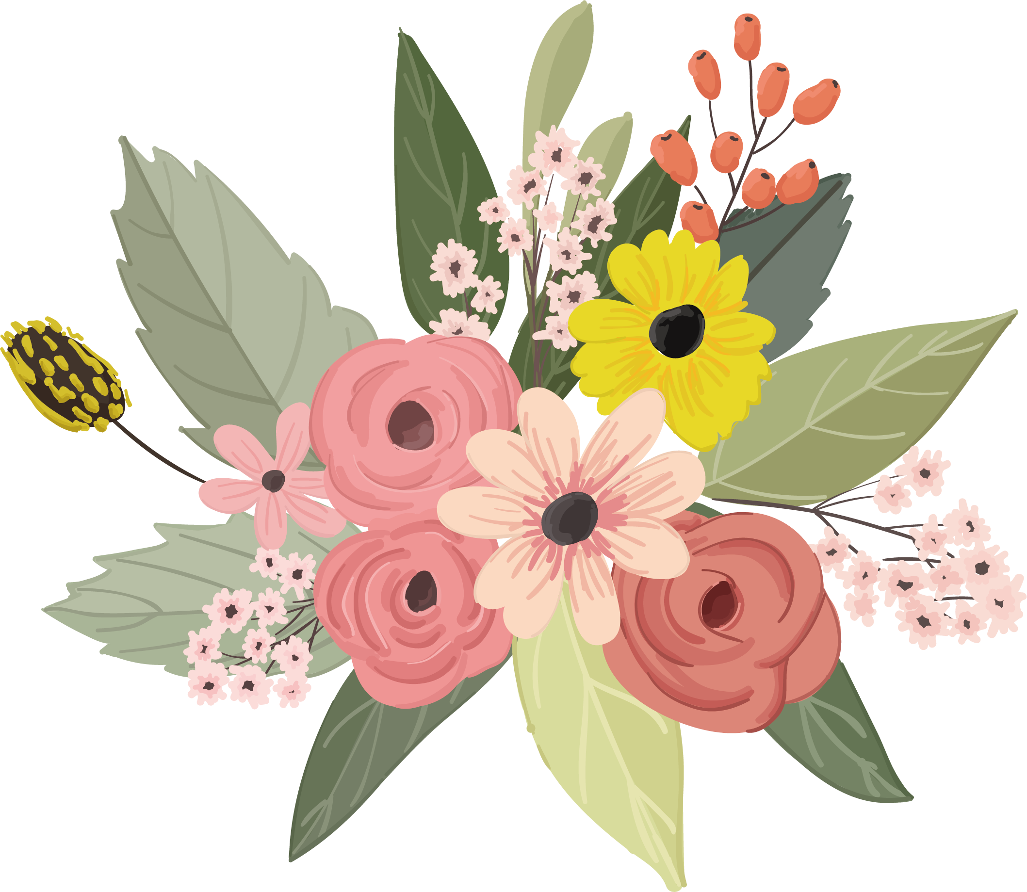 floral vector illustration free download
