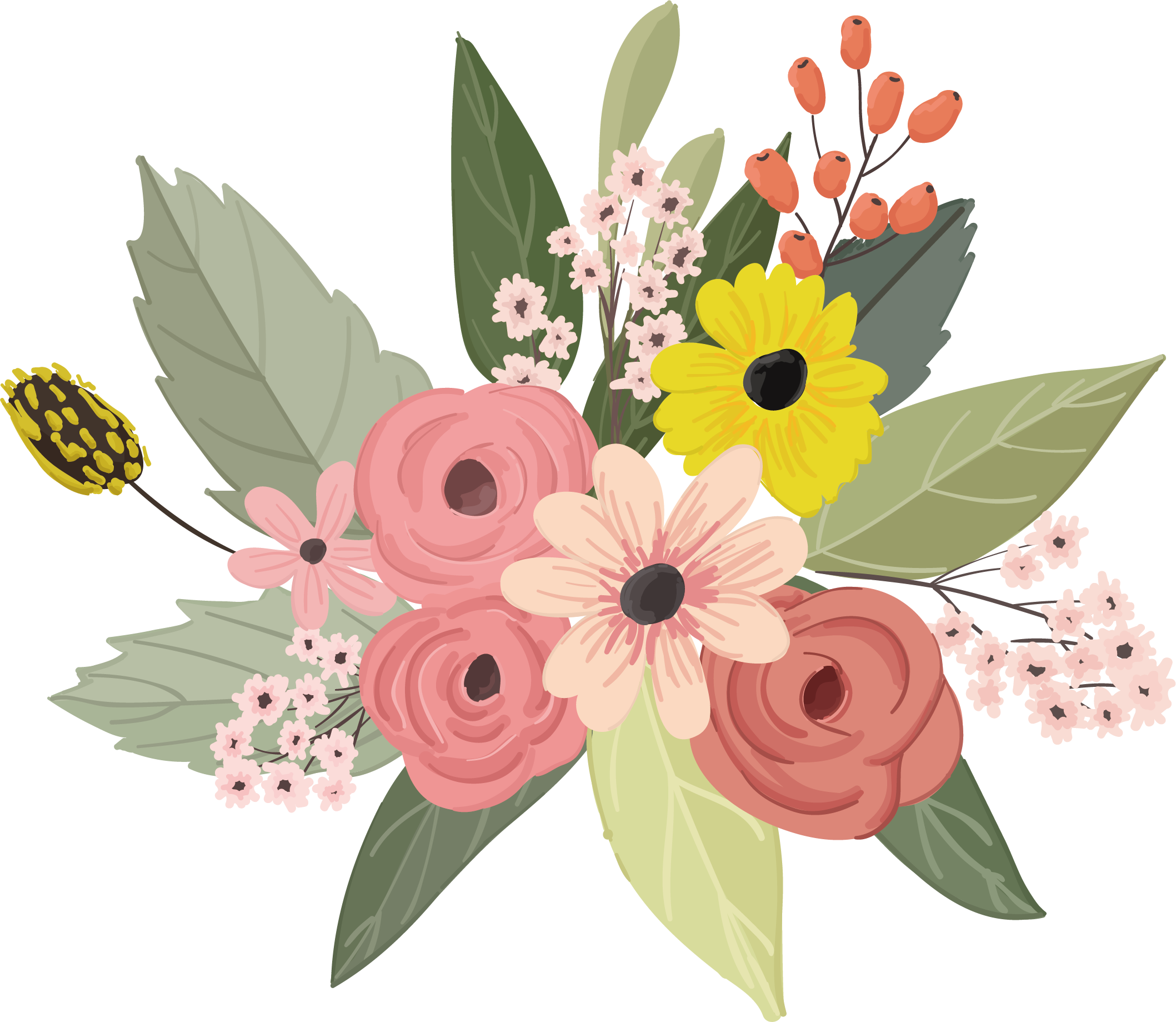 free flower illustrations download