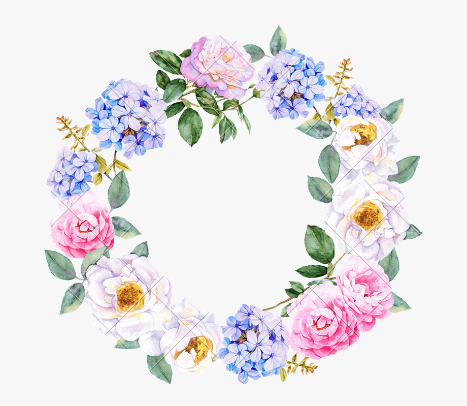 15 Watercolor Flower Wreath Png For Free Download On.