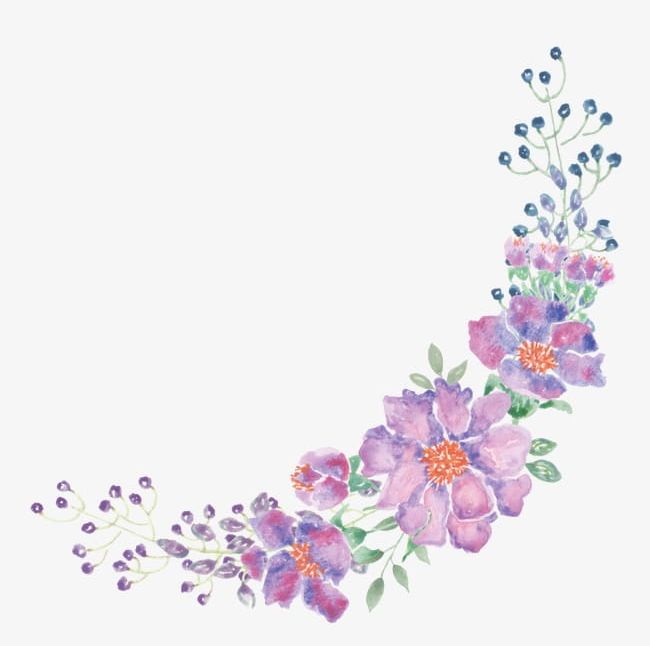 Hd Watercolor Flowers PNG, Clipart, Flowers, Flowers Clipart.
