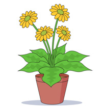 Flowers in pots clipart 20 free Cliparts | Download images ...