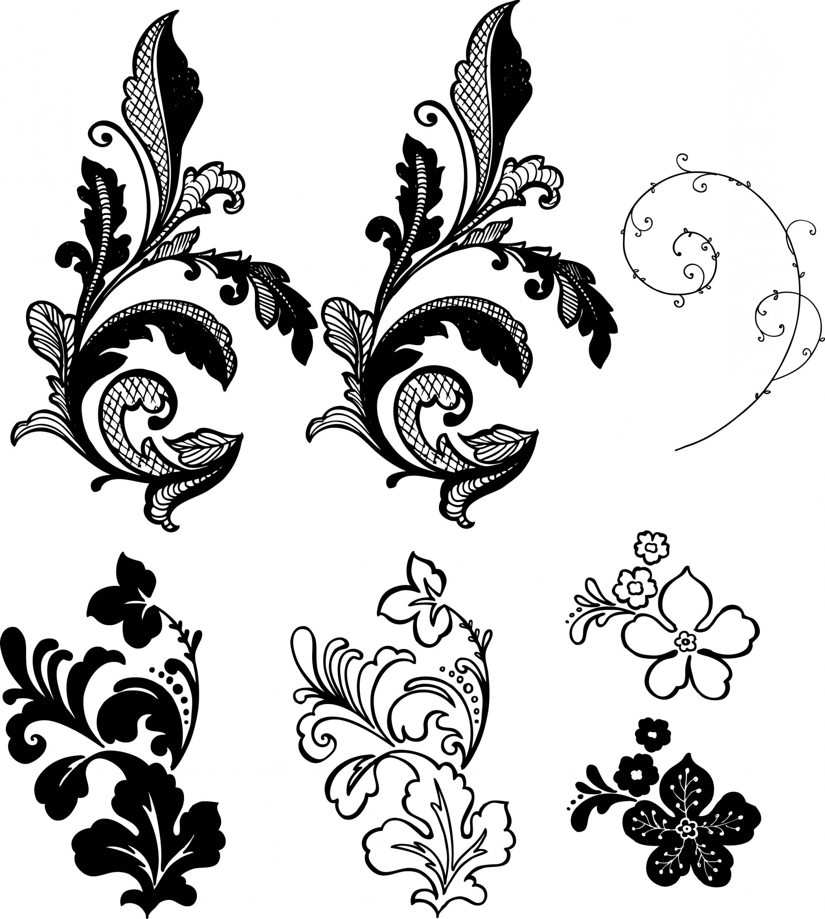flowers patterns vector clipart 10 free Cliparts | Download images on ...
