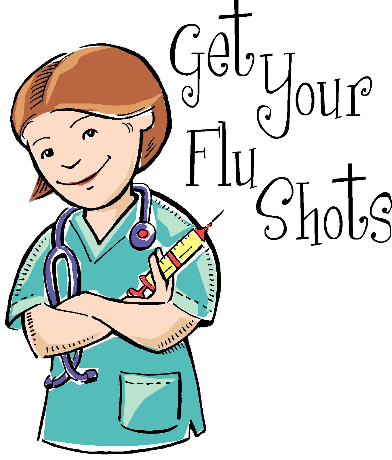 Flu Shot Clip Art N14 free image.