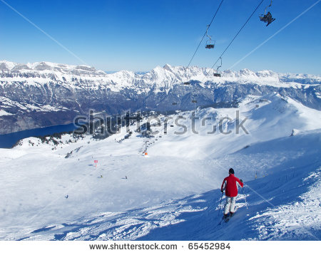 Switzerland Ski Stock Photos, Royalty.