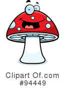 Fly Agaric Mushroom Character Clipart #56081.