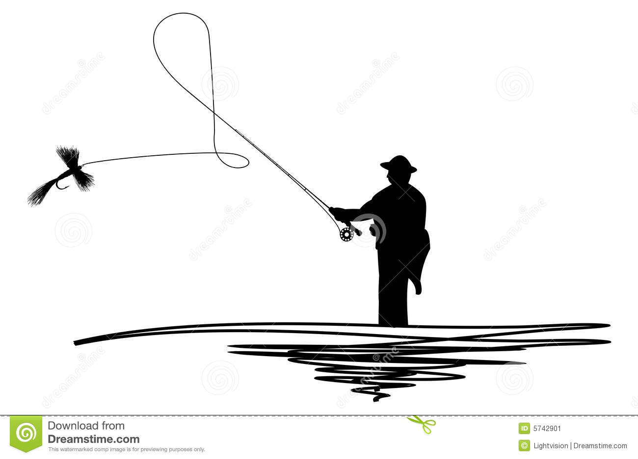 Download Fly fishing clipart - Clipground