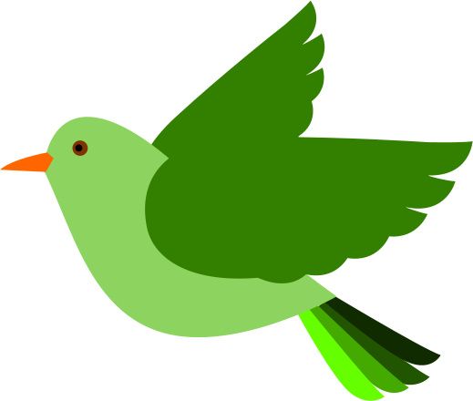 Flying Bird Clipart.