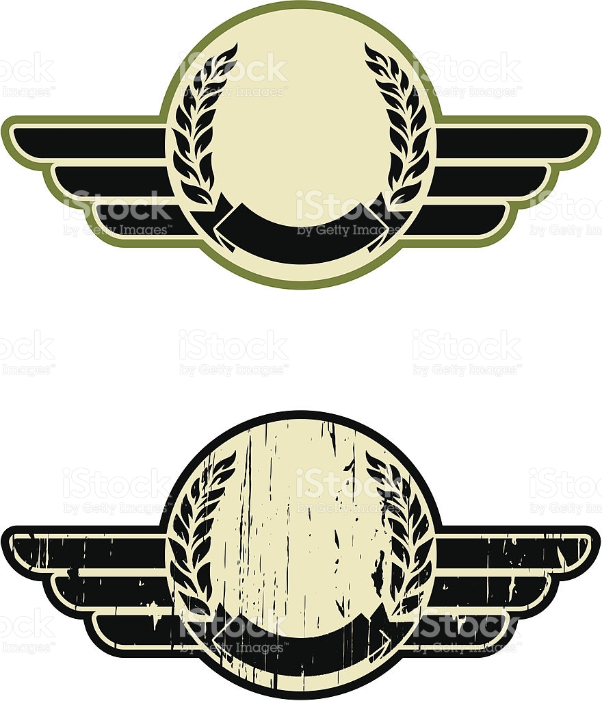 Flying Basic Shield stock vector art 165589363.