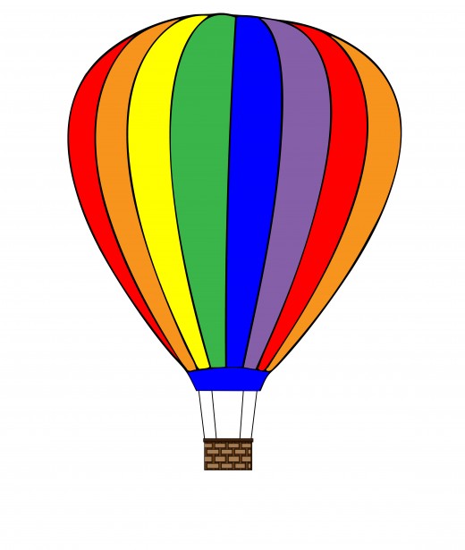 Hot Air Balloon Clipart Free Stock Photo.