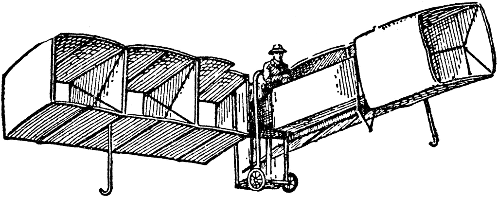 Santos Dumont's Flying Machine.