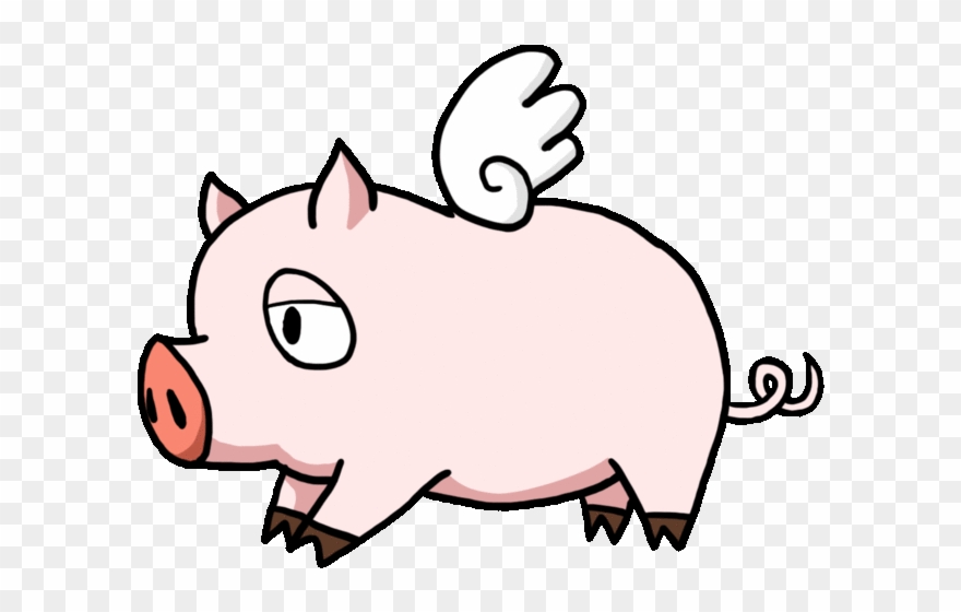 Flying Pig Png Clipart (#1331541).