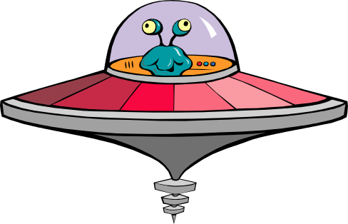 Clipart flying saucer.