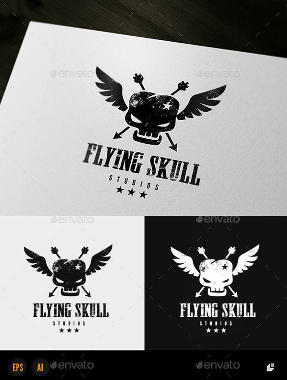 Skull logo, Logos and Skulls on Pinterest.