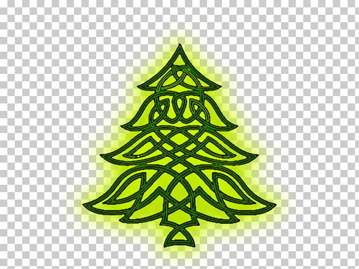árbol de navidad celtas celta nudo celta arte, focos PNG.