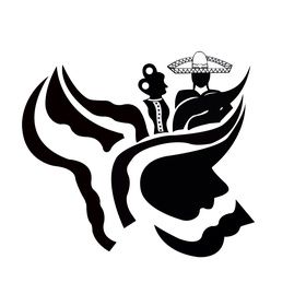 Image result for folklorico dancer stencil.