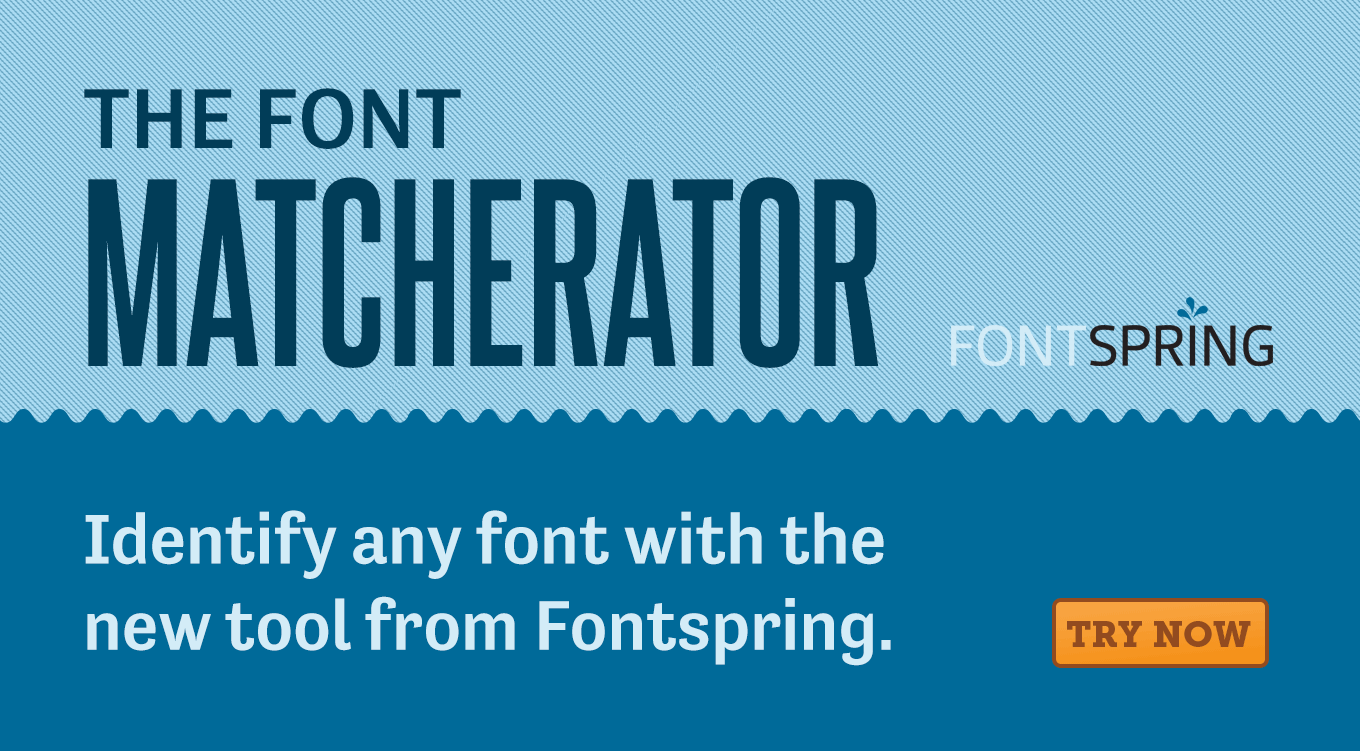 Fontspring Matcherator :: Find Fonts From An Image.