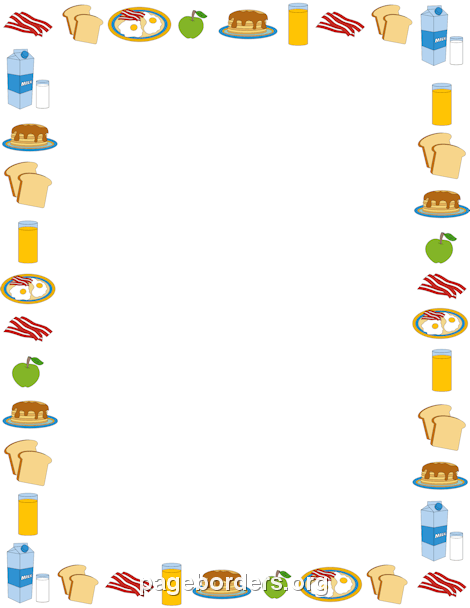 Food Border Cliparts.