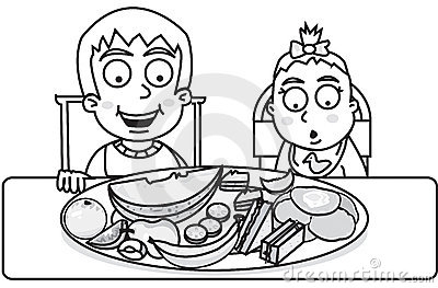 food clipart images black and white - Clipground