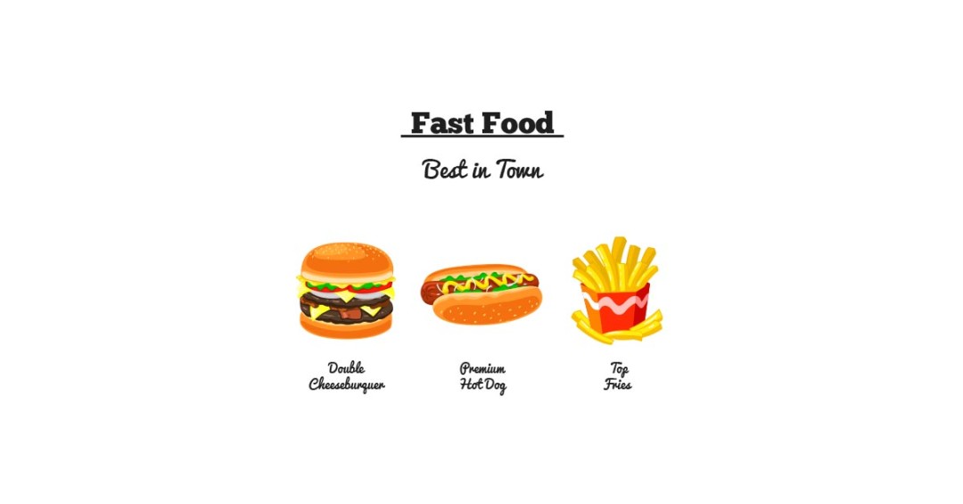 Fast Food Illustration.