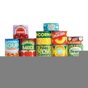 Canned Goods Food Pantry Clipart.