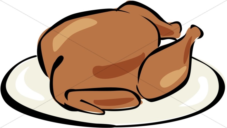 Food To Be Cooked For Thanksgiving Clipart.