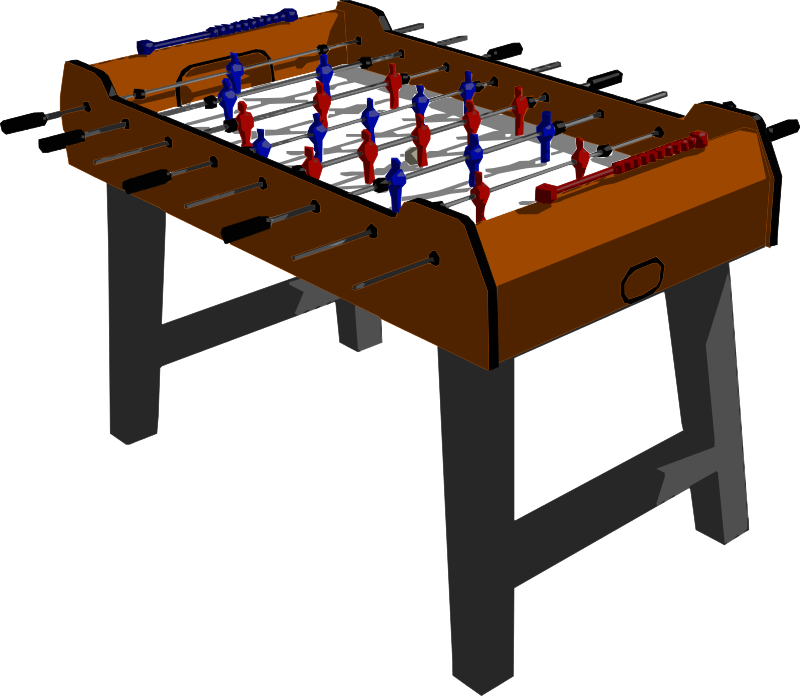 Free Foosball Clip Art.