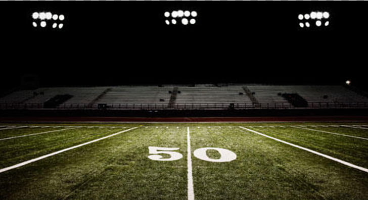 American football field Stadium Football pitch High school.