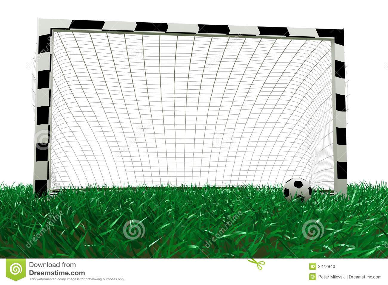 Soccer Goal Clipart.