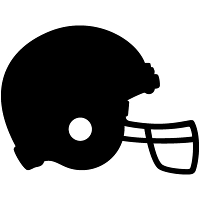 Blank Football Helmet Clipart.