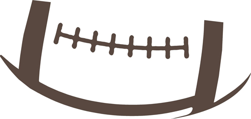 Football outline football laces free clipart images.