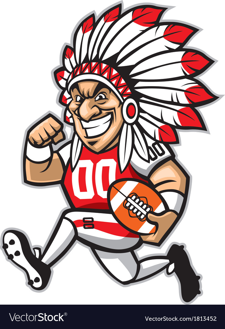 Chief american football mascot.