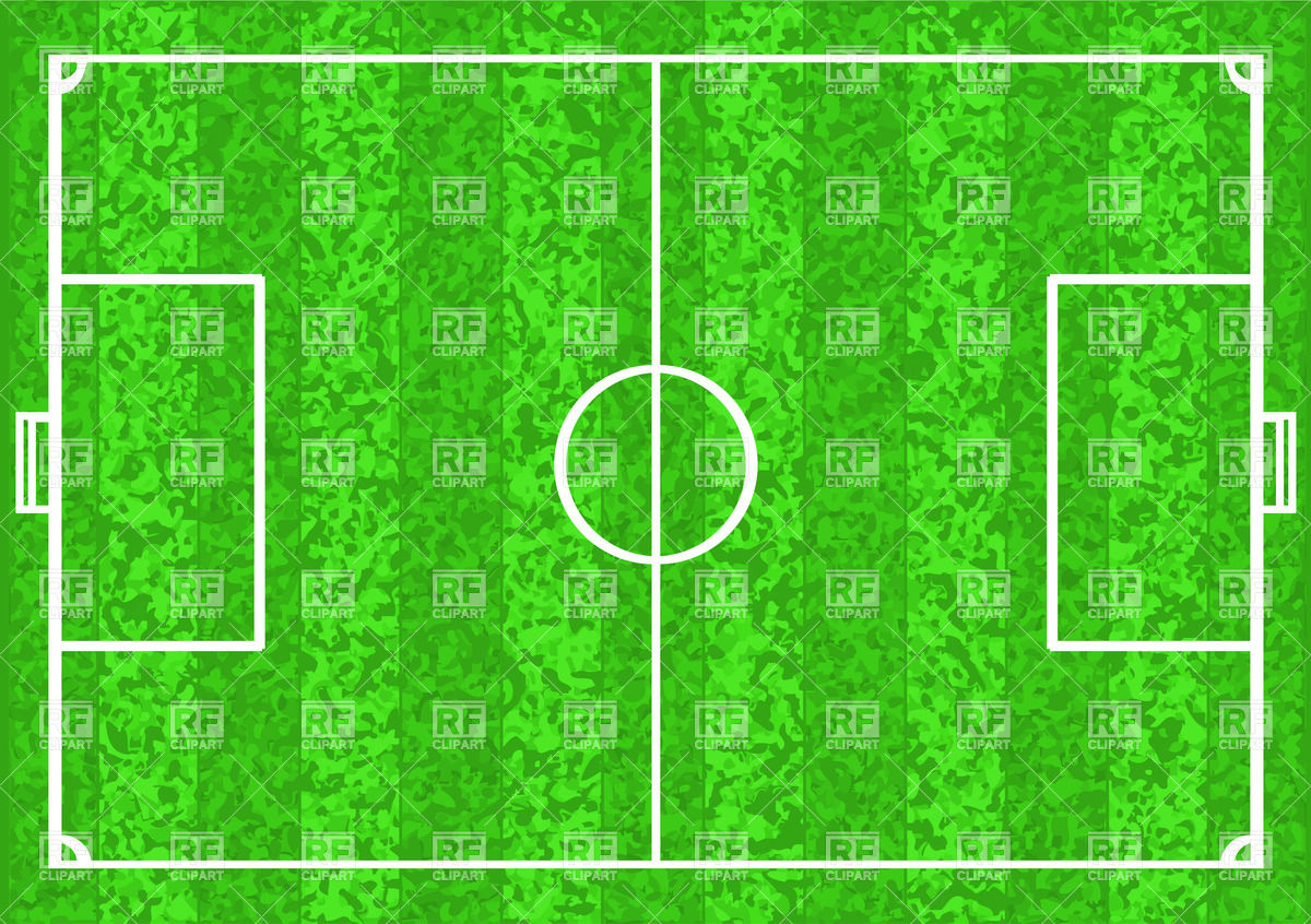 Football pitch (soccer field) Vector Image #35940.