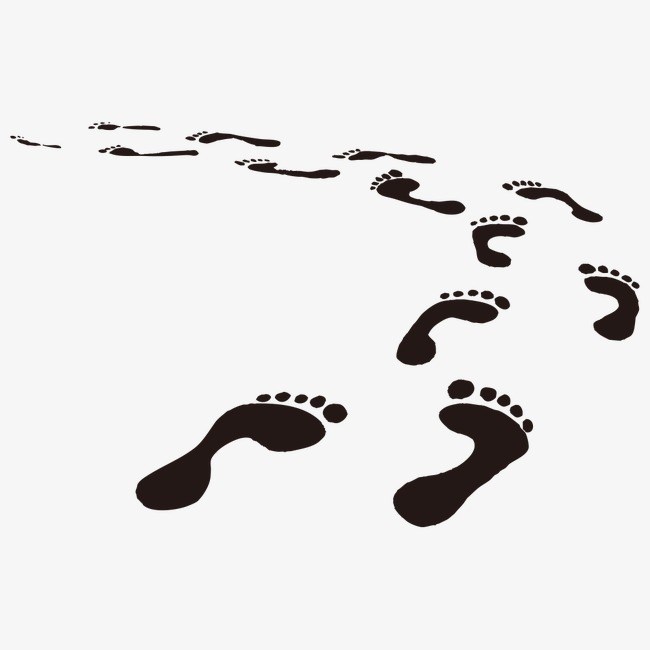 Footprint clipart black and white 4 » Clipart Portal.