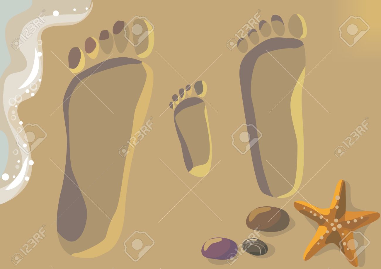 Footsteps In The Sand Clipart 10 Free Cliparts Download Images On