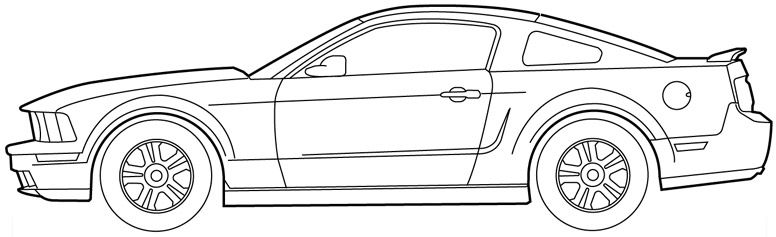 Ford mustang gt hd clipart.