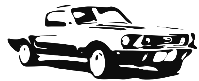Mustang clipart black and white, Mustang black and white.