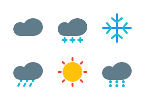 Weather icons.