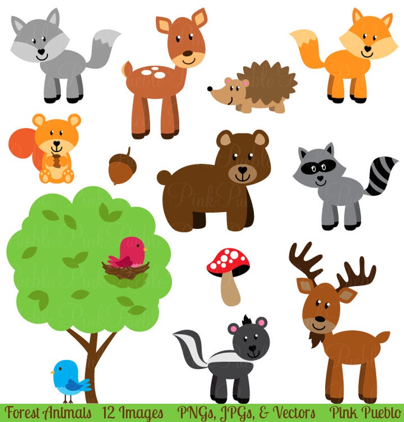 forest animals clipart 10 free Cliparts | Download images on Clipground ...