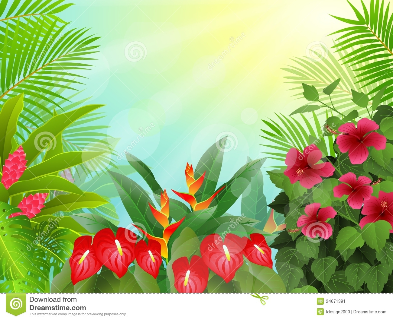 Forest Background Clipart.