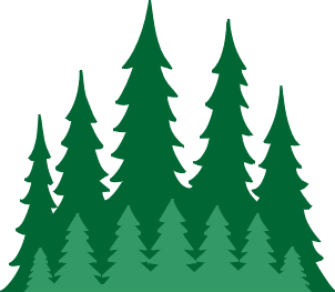 forest outline clipart - Clipground