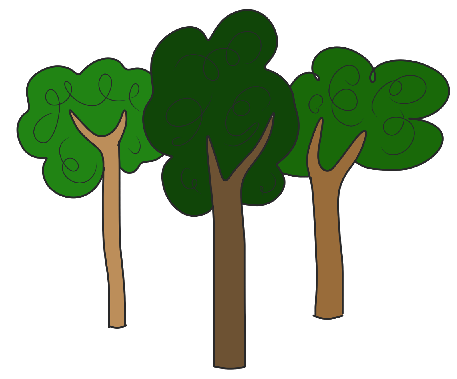 Forest trees clipart free clipart images 2.